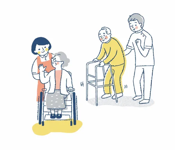看護・介護スタッフ様のイラスト